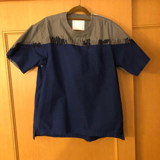 サカイ(sacai)のサカイ sacai  刺繍 半袖カットソー Tシャツ サイズ1  Sサイズ(Tシャツ/カットソー(半袖/袖なし))