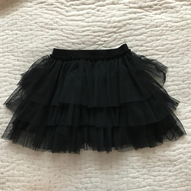 ZARA KIDS(ザラキッズ)のubichan様専用⭐️ZARA kids ブラックチュールスカート 2-3歳 キッズ/ベビー/マタニティのキッズ服女の子用(90cm~)(スカート)の商品写真