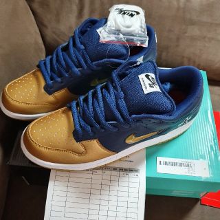 シュプリーム(Supreme)のsupreme nike sb dunk navy gold(スニーカー)