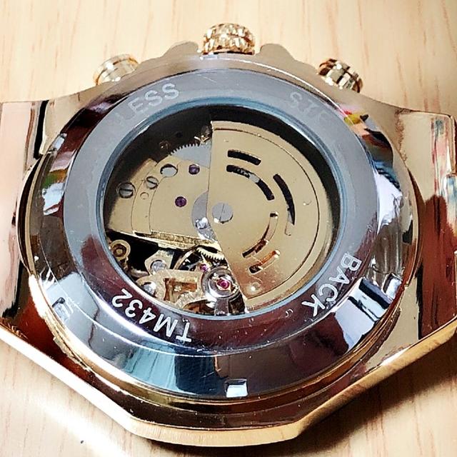 メンズ 腕時計 ウォッチ 自動巻 スケルトンモデル 機械式 ダイバーズ 3針 金