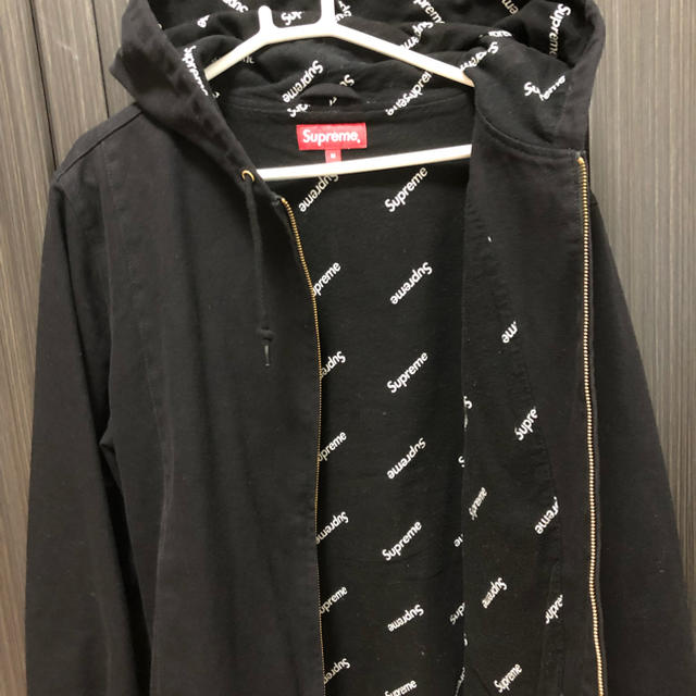 supreme 2-Tone Hooded Work Jacket M 17SS 1