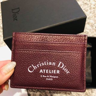 ディオールオム(DIOR HOMME)の美品  ディオール オム カード ケース ホルダー(名刺入れ/定期入れ)