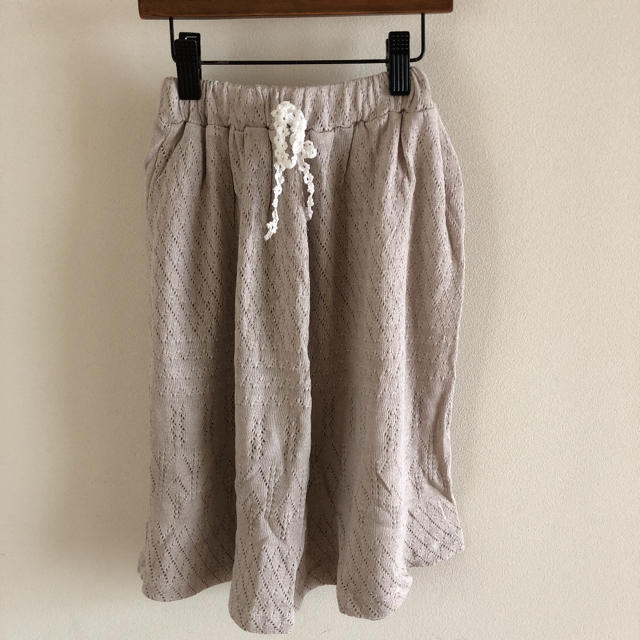 こども ビームス(コドモビームス)のニットスカート キッズ/ベビー/マタニティのキッズ服女の子用(90cm~)(スカート)の商品写真