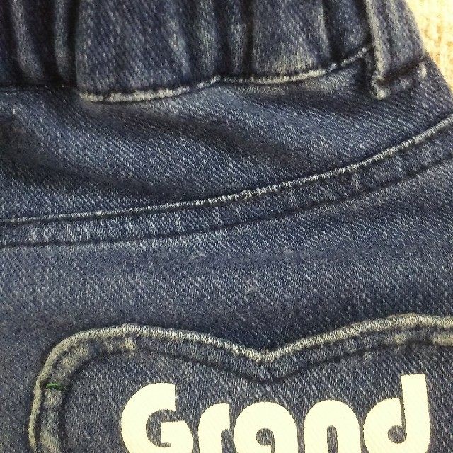 GrandGround(グラグラ)のグラグラ デニムパンツ 100 キッズ/ベビー/マタニティのキッズ服女の子用(90cm~)(パンツ/スパッツ)の商品写真
