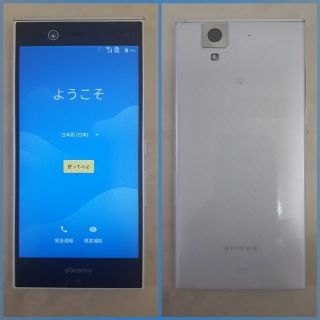 フジツウ(富士通)のドコモ arrows NX F-02H 32G ホワイト SIMフリー(スマートフォン本体)