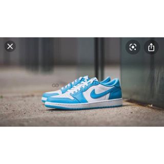 ナイキ(NIKE)のairjordan1 low sb unc 29cm(スニーカー)