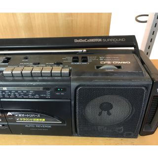 SONYラジカセ 重低音ドデカホーンCFS-D10 昭和レトロ アダプターなし