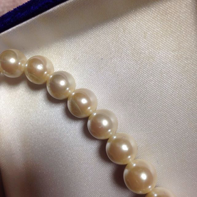 真珠ネックレス、ピアスセット レディースのアクセサリー(ネックレス)の商品写真