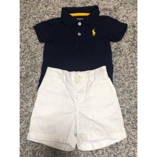 ラルフローレン(Ralph Lauren)の【美品】ラルフローレン ポロシャツ パンツ セット 70〜80(パンツ)