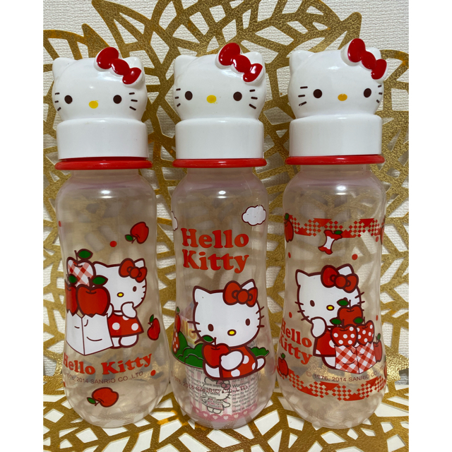 サンリオ(サンリオ)のHello Kitty キティ 哺乳瓶 250ml キッズ/ベビー/マタニティの授乳/お食事用品(哺乳ビン)の商品写真