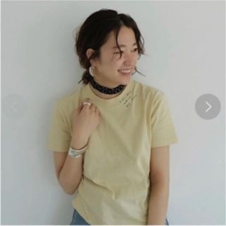 トゥデイフル(TODAYFUL)のお値下げ TODAYFUL♡ エンブロイダリーTシャツ(Tシャツ(半袖/袖なし))