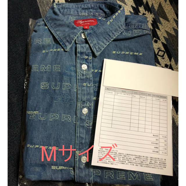 supreme 19AW Dimensions Logo Denim Shirt