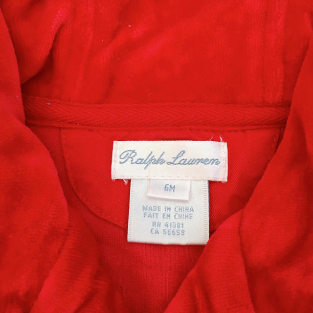 Ralph Lauren(ラルフローレン)の【Ralph Lauren】足まですっぽり可愛いカバーオール  キッズ/ベビー/マタニティのベビー服(~85cm)(カバーオール)の商品写真