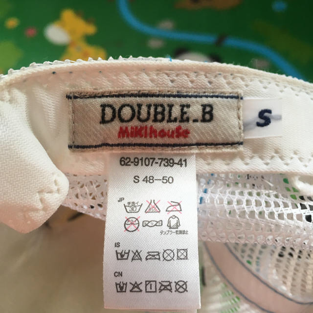 DOUBLE.B(ダブルビー)の【中古】ダブルビー★帽子★キャップ キッズ/ベビー/マタニティのこども用ファッション小物(帽子)の商品写真