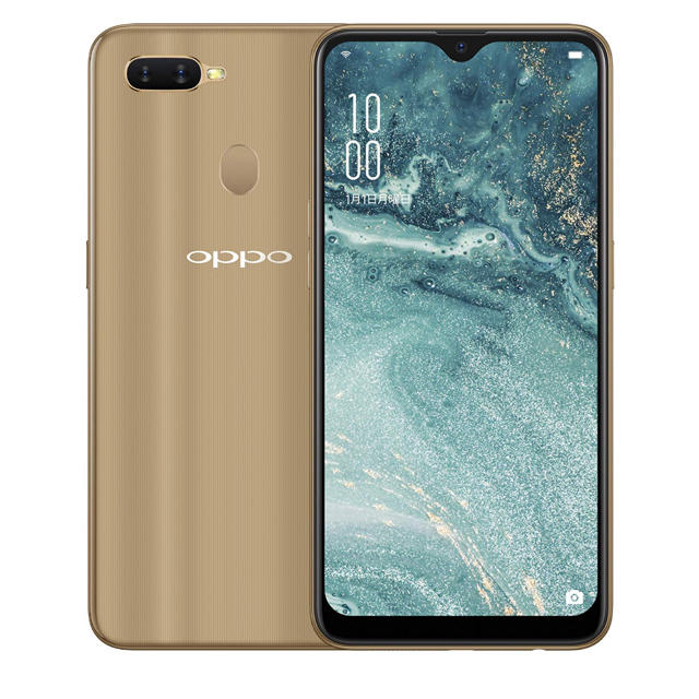 OPPO AX7ゴールドスマートフォン/携帯電話