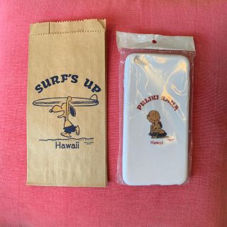 ピーナッツ(PEANUTS)の【 新品 未使用 】 モニホノルル 日焼けスヌーピー iPhoneケース(iPhoneケース)