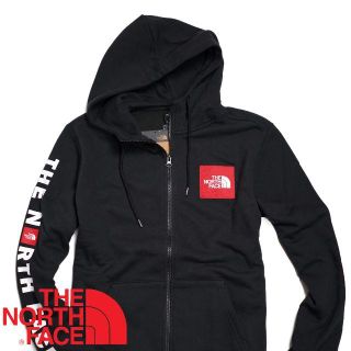 ザノースフェイス(THE NORTH FACE)のノースフェイス Red Box フルジップ ロゴ パーカー S 海外限定 ■(パーカー)