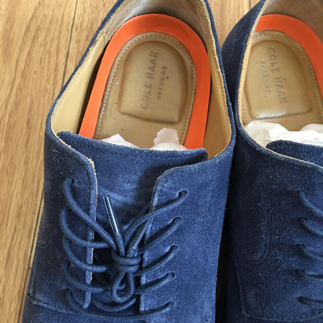 Cole Haan(コールハーン)のCole Haan スウェード シューズ ネイビー メンズの靴/シューズ(ドレス/ビジネス)の商品写真