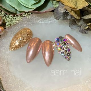 ネイルチップ ジェルネイル asmnail コスメ/美容のネイル(つけ爪/ネイルチップ)の商品写真