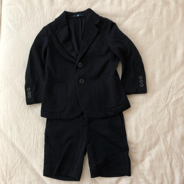 UNIQLO(ユニクロ)のUNIQLO◆ジャケットセット キッズ/ベビー/マタニティのキッズ服男の子用(90cm~)(ドレス/フォーマル)の商品写真