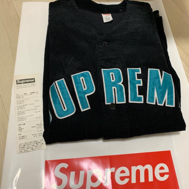 Supreme Corduroy Baseball Jersey Mサイズ