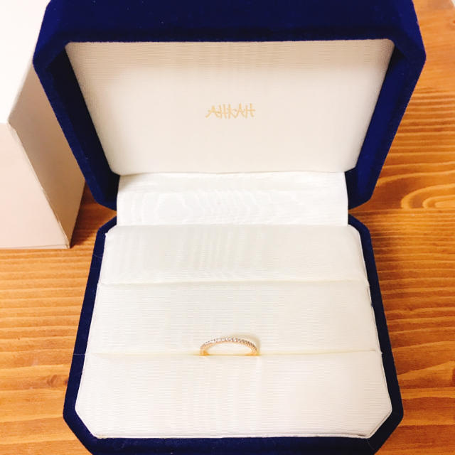 AHKAH(アーカー)のAHKAH K18ピンクゴールド/ダイヤ ティナリング アーカーリング レディースのアクセサリー(リング(指輪))の商品写真