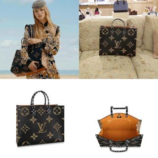 ルイヴィトン(LOUIS VUITTON)の希少！ルイ ヴィトン]新作！オンザゴー GM♪(ハンドバッグ)