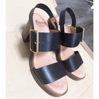 フリークスストア(FREAK'S STORE)のバックルストラップ ヒールサンダル Bianca(サンダル)