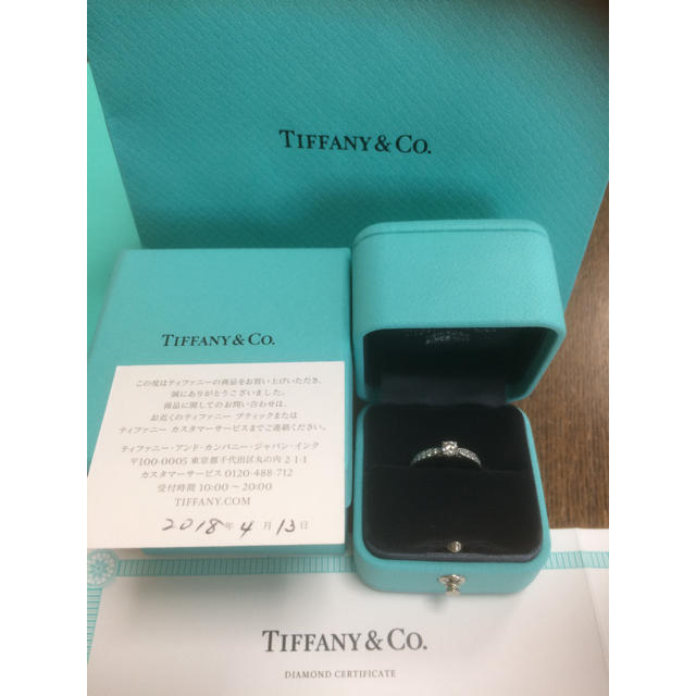 Tiffany & Co.(ティファニー)のティファニー、ハーモニー、リング、ダイヤ、プラチナ、6号、Eカラー、VS1 レディースのアクセサリー(リング(指輪))の商品写真