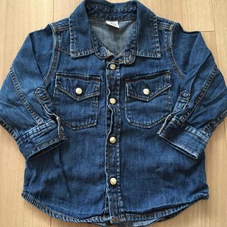 ベビーギャップ(babyGAP)のblair様専用⭐︎ baby GAP デニムシャツ 80(シャツ/カットソー)