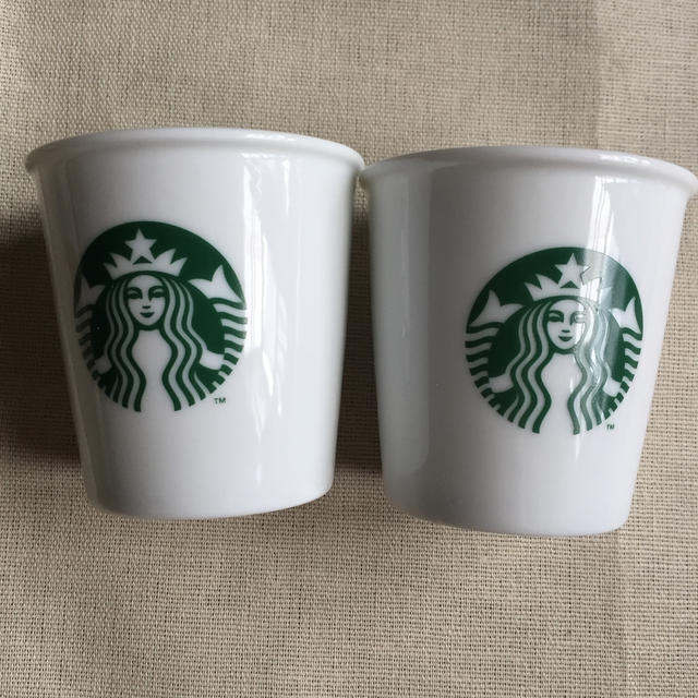 Starbucks Coffee(スターバックスコーヒー)のスターバックス＊デミタスカップとお皿 インテリア/住まい/日用品のキッチン/食器(グラス/カップ)の商品写真