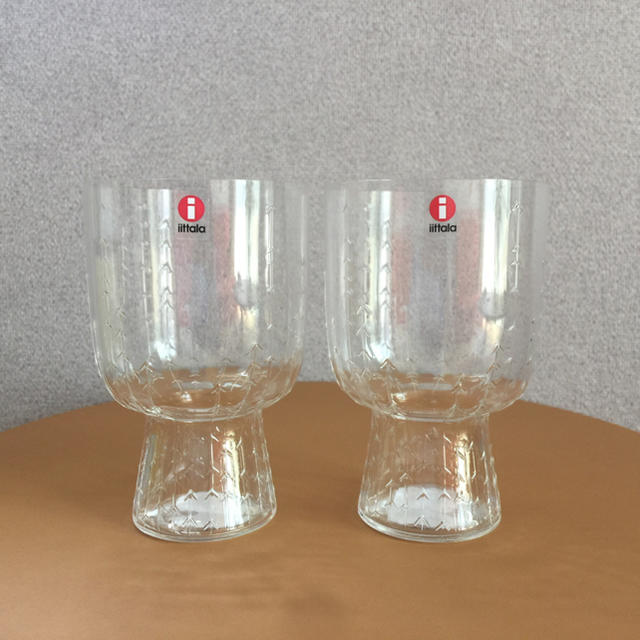 廃盤 iittala Sarjaton イッタラ サルヤトン グラス 2個セット