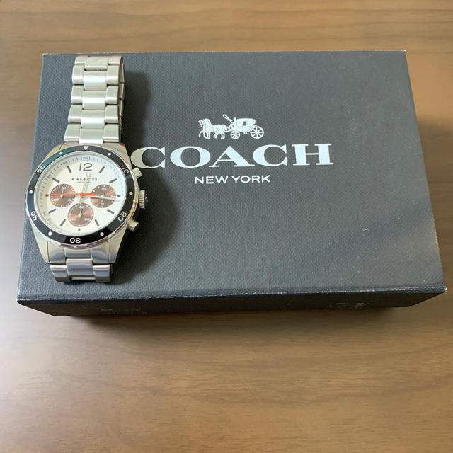 COACH(コーチ)のコーチ メンズ時計  かずあきさん専用 レディースのファッション小物(腕時計)の商品写真