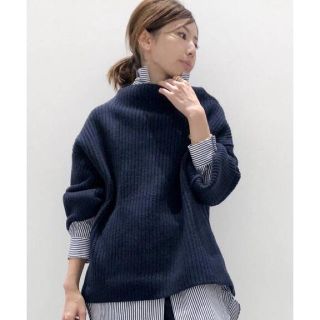 アパルトモンドゥーズィエムクラス(L'Appartement DEUXIEME CLASSE)のL'Appartement ボートネックアゼKNIT(ニット/セーター)