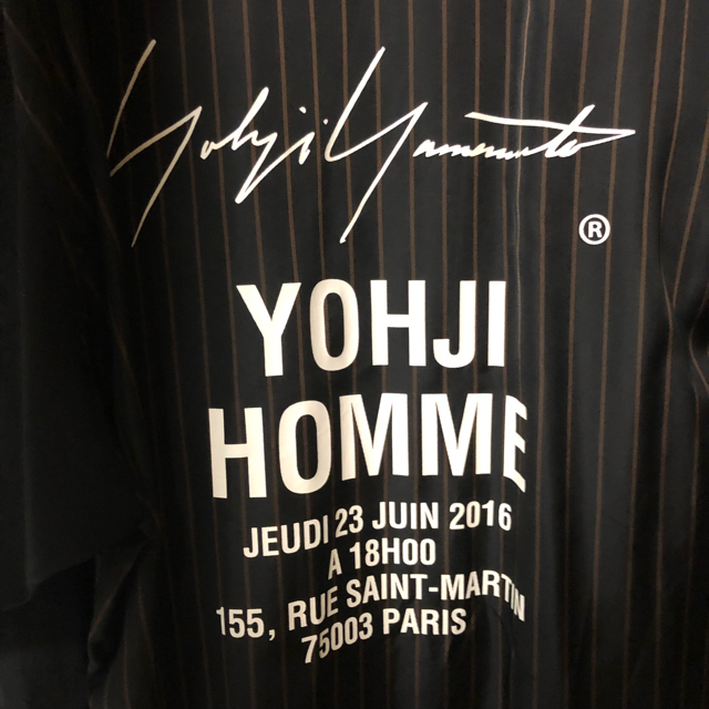 yohji yamamoto スタッフシャツ