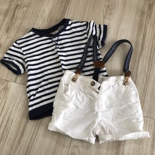 ザラ(ZARA)の【美品】ZARA baby セットアップ(Ｔシャツ)