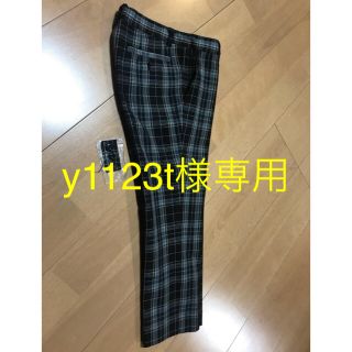 コムサイズム(COMME CA ISM)のコムサイズム  秋冬用 黒チェックパンツ 110cm(パンツ/スパッツ)