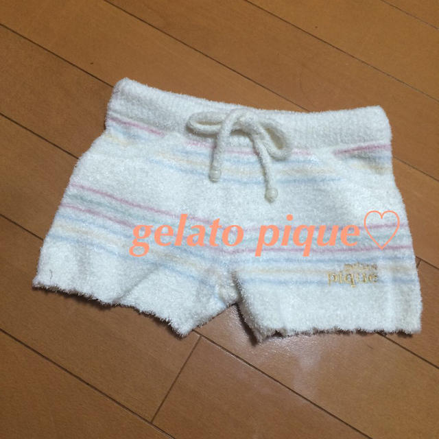 gelato pique(ジェラートピケ)の新品未使用♡kidsショートパンツXXS キッズ/ベビー/マタニティのキッズ服女の子用(90cm~)(パジャマ)の商品写真