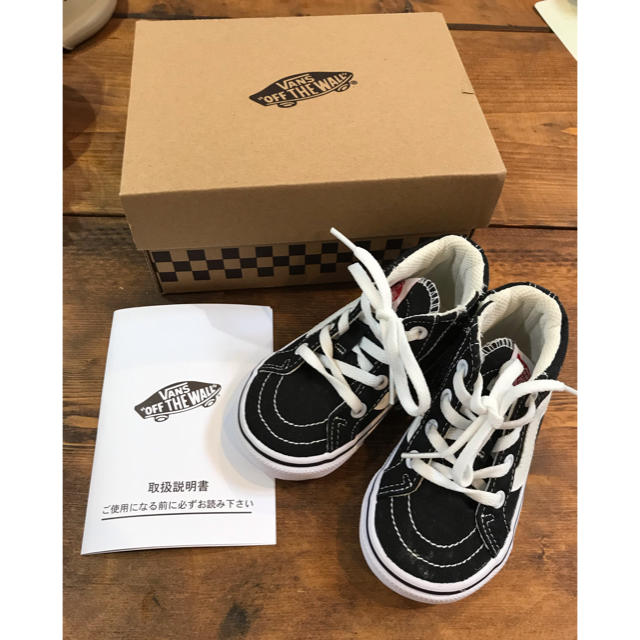 VANS(ヴァンズ)のvans ハイカットスニーカー 14㎝ キッズ/ベビー/マタニティのベビー靴/シューズ(~14cm)(スニーカー)の商品写真