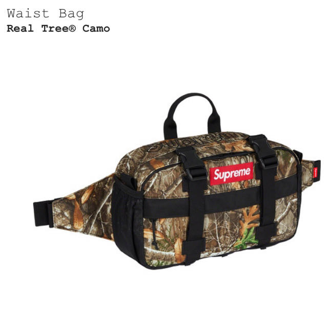 19FW Supreme Waist Bag Real Tree® Camo