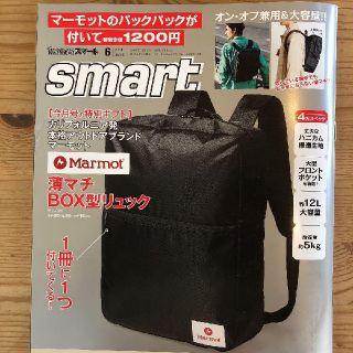 マーモット(MARMOT)のsmart 6月号　付録　マーモット　バックパック(バッグパック/リュック)