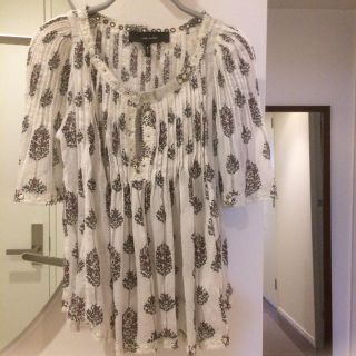 イザベルマラン(Isabel Marant)のイザベルマラン プリーツブラウス(シャツ/ブラウス(半袖/袖なし))