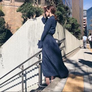 マウジー(moussy)のMOUSSY ロングワンピース  花柄(ロングワンピース/マキシワンピース)