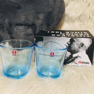 イッタラ(iittala)の新品、未使用 イッタラ カルティオ タンブラー ライトブルー 2個セット(グラス/カップ)