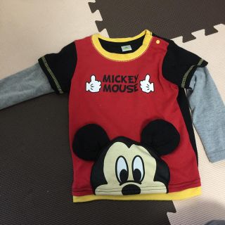 ディズニー(Disney)の値下げ！ディズニー ロングスリーブTシャツ 95(Tシャツ/カットソー)