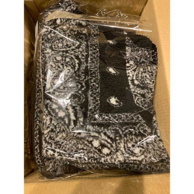 supreme bandanna fleece jacket Mサイズ 即発送