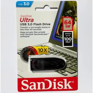 サンディスク(SanDisk)の送料無料 新品 SanDisk USBメモリ 64GB USB3.0  高速(PC周辺機器)