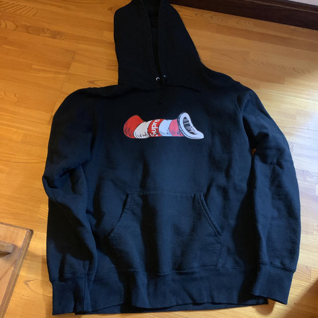 supreme Cat in the Hat パーカー Mblackサイズ