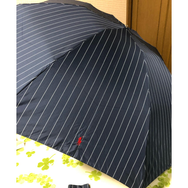 新品 ポロラルフローレン  折り畳み雨傘 メンズ