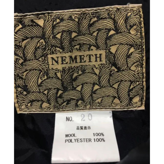 nemeth ネメス 立体裁断パンツ ワイドパンツ